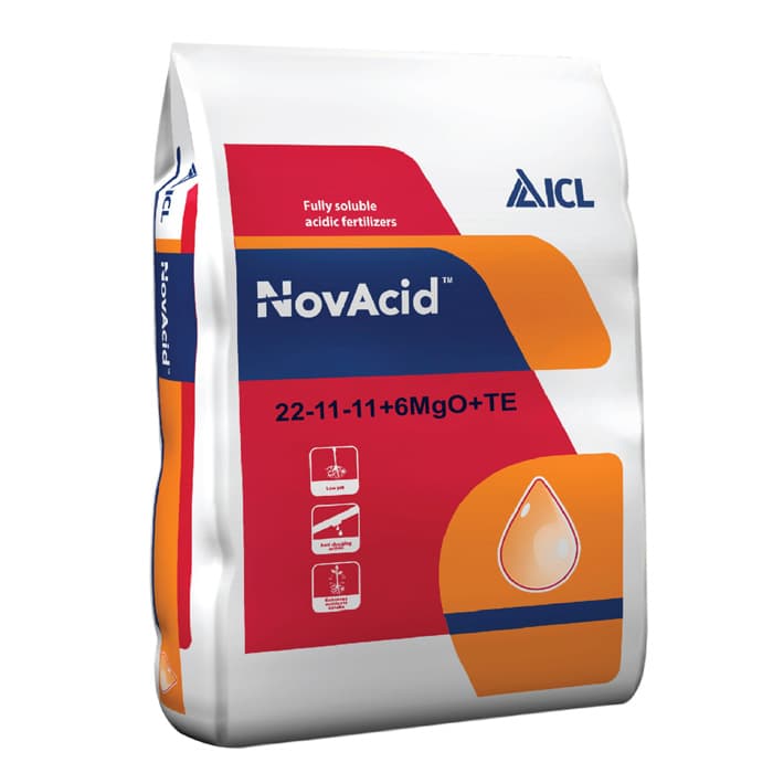 Phân bón NOVACID 22-11-11+6MgO+TE – NPK hòa tan ICL